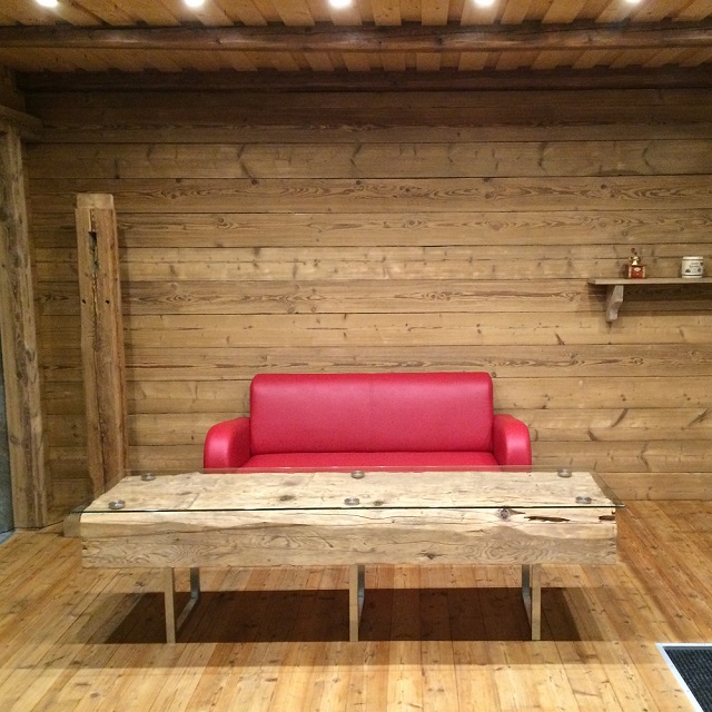 A unique table from the rafters